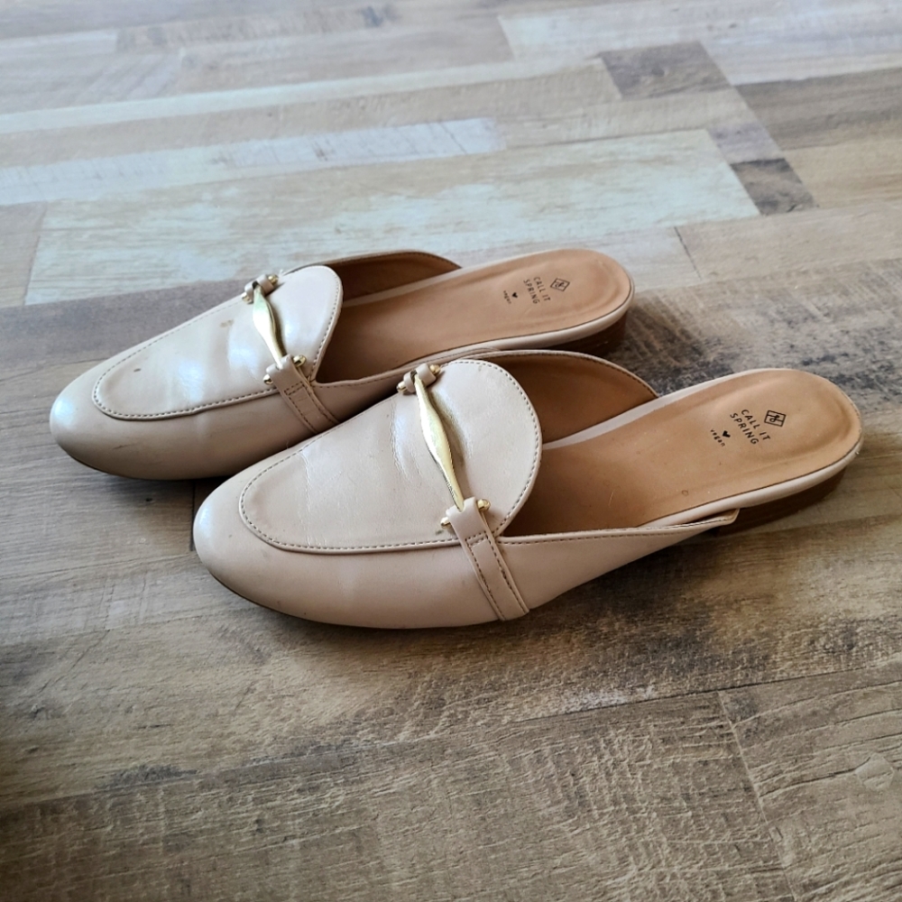 Nude Pink Mules